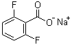 structure of CAS# 6185-28-0, 2,6-Difluorobenzoic acid sodium salt