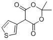 2,2-Dimethyl-5-(3-thienyl)-1,3-dioxane-4,6-dione molecular structure (CAS 61857-83-8)