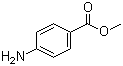 结构式 CAS# 619-45-4, 4-氨基苯甲酸甲酯; 对氨基苯甲酸甲酯