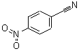 structure of CAS# 619-72-7, 4-Nitrobenzonitrile;1-Nitro-4-cyanobenzene; p-Nitrobenzonitrile