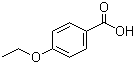 structure of CAS# 619-86-3, 4-Ethoxybenzoic acid;p-Ethoxybenzoic acid
