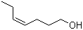 结构式 CAS# 6191-71-5, (Z)-4-庚烯-1-醇