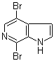 4,7-Dibromo-1H-pyrrolo[2,3-c]pyridine molecular structure (CAS 619331-71-4)