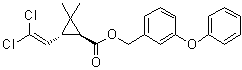 trans-Permethrin molecular structure (CAS 61949-77-7)