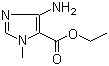 Ethyl 4-amino-1-methyl-1H-imidazole-5-carboxylate molecular structure (CAS 61982-18-1)