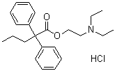 Proadifen hydrochloride molecular structure (CAS 62-68-0)