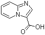 结构式 CAS# 6200-60-8, 咪唑并[1,2-a]吡啶-3-甲酸