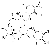Azithromycin C molecular structure (CAS 620169-47-3)