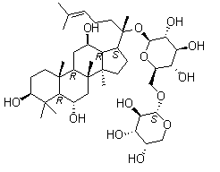 Ginsenoside F3 molecular structure (CAS 62025-50-7)