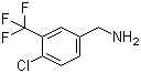 structure of CAS# 62039-92-3, 4-Chloro-3-(trifluoromethyl)benzylamine;3-Trifluoromethyl-4-chlorobenzylamine