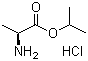 structure of CAS# 62062-65-1, L-Alanine isopropyl ester hydrochloride