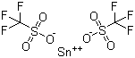 结构式 CAS# 62086-04-8, 三氟甲磺酸锡(II)
