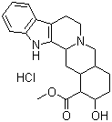 结构式 CAS# 6211-32-1, alpha-盐酸育亨宾; 萝芙素盐酸盐