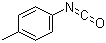 对甲苯异氰酸酯分子结构 (CAS 622-58-2)