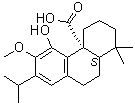 structure of CAS# 62201-71-2, 12-O-Methylcarnosic acid;Carnosic acid 12-methyl ether