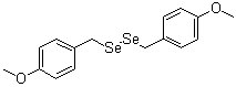 二[(4-甲氧基苯基)甲基]二硒醚分子结构 (CAS 62212-22-0)