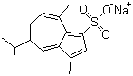 structure of CAS# 6223-35-4, Sodium gualenate;Sodium 1,4-dimethyl-7-isopropylazulene-3-sulfonate