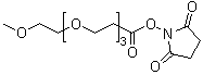 structure of CAS# 622405-78-1, 4,7,10,13-Tetraoxatetradecanoic acid 2,5-dioxo-1-pyrrolidinyl ester;1-[(1-Oxo-4,7,10,13-tetraoxatetradec-1-yl)oxy]-2,5-pyrrolidinedione