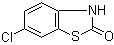 structure of CAS# 62266-81-3, 6-Chloro-2(3H)-benzothiazolone;HOE 54013