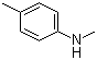 structure of CAS# 623-08-5, 4-Methyl-N-methylaniline;N-Methyl-p-toluidine