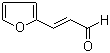 structure of CAS# 623-30-3, 2-Furanacrolein;trans-3-(2-Furyl)acrolein; 3-(2-Furyl)acrylaldehyde