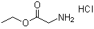 Glycine ethyl ester hydrochloride molecular structure (CAS 623-33-6)