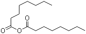 Octanoic anhydride molecular structure (CAS 623-66-5)