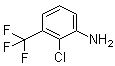 structure of CAS# 62476-58-8, 2-Chloro-3-(trifluoromethyl)benzenamine;(2-Chloro-3-trifluoromethylphenyl)amine