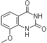 结构式 CAS# 62484-14-4, 8-甲氧基-2,4(1H,3H)-喹唑啉二酮