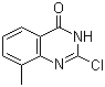 structure of CAS# 62484-40-6, 2-Chloro-8-methyl-4(3H)-quinazolinone