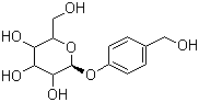 Gastrodin molecular structure (CAS 62499-27-8)