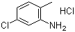 2-Amino-4-chlorotoluene hydrochloride molecular structure (CAS 6259-42-3)