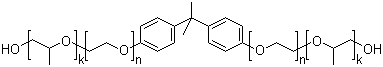 结构式 CAS# 62611-29-4, 双酚-A 聚氧乙烯-聚氧丙烯醚