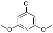 4-Chloro-2,6-dimethoxypyridine molecular structure (CAS 62616-14-2)