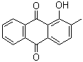 structure of CAS# 6268-09-3, 1-Hydroxy-2-methyl-9,10-anthraquinone;1-Hydroxy-2-methylanthraquinone; NSC 37131