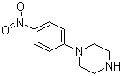 1-(4-硝基苯基)哌嗪分子结构 (CAS 6269-89-2)