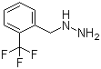 structure of CAS# 627076-27-1, [[2-(Trifluoromethyl)phenyl]methyl]hydrazine