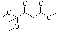 Methyl 4,4-dimethoxy-3-oxopentanoate molecular structure (CAS 62759-83-5)