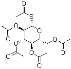 1-Thio-alpha-D-glucopyranose pentaacetate molecular structure (CAS 62860-10-0)
