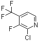 2-Chloro-3-fluoro-4-(trifluoromethyl)pyridine molecular structure (CAS 628692-22-8)