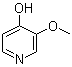 结构式 CAS# 62885-41-0, 3-甲氧基-4-吡啶醇