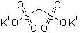 structure of CAS# 6291-65-2, Dipotassium methanedisulfonate;Methanedisulfonic acid dipotassium salt
