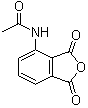 structure of CAS# 6296-53-3, 3-Acetamidophthalic anhydride;3-Acetylaminophthalic anhydride; NSC 16261; NSC 17048