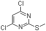 4,6-Dichloro-2-(methylthio)pyrimidine molecular structure (CAS 6299-25-8)