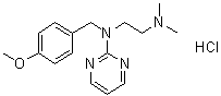 盐酸松齐拉敏分子结构 (CAS 63-56-9)