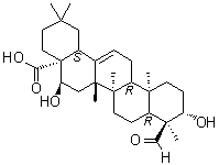 Quillaic acid molecular structure (CAS 631-01-6)