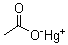 乙酸亚汞分子结构 (CAS 631-60-7)