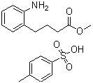4-(o-Aminophenyl)butyric acid methyl ester p-toluenesulfonate molecular structure (CAS 6312-91-0)