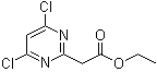 4,6-Dichloro-2-pyrimidineacetic acid ethyl ester molecular structure (CAS 63155-10-2)