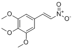 1,2,3-trimethoxy-5-[(E)-2-nitrovinyl]benzene molecular structure (CAS 6316-70-7)